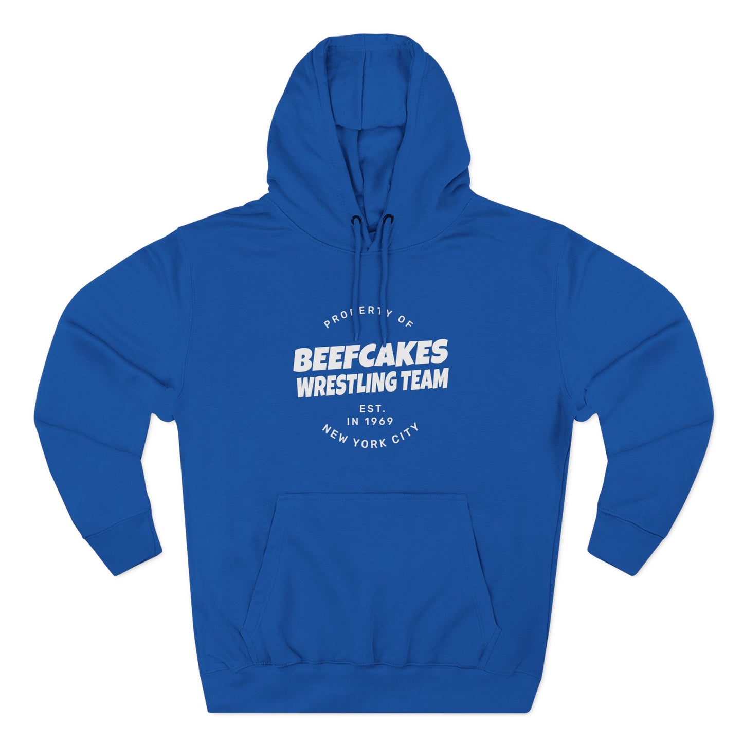 "BEEFCAKES WRESTLING TEAM PROPERTY" HOODIE - VINTAGE 1969 EDITION