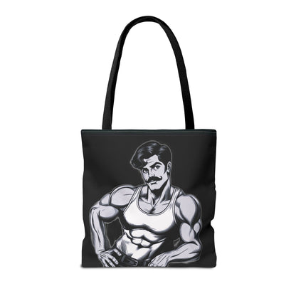 Honcho Tote Bag - Comic Style Beefcake Character Logo