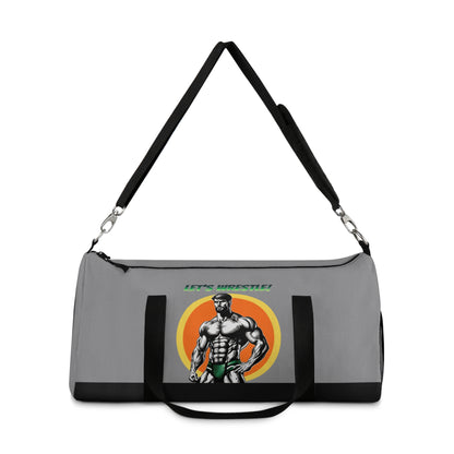 LET’S WRESTLE!- RETRO BEEFCAKES DUFFEL BAG