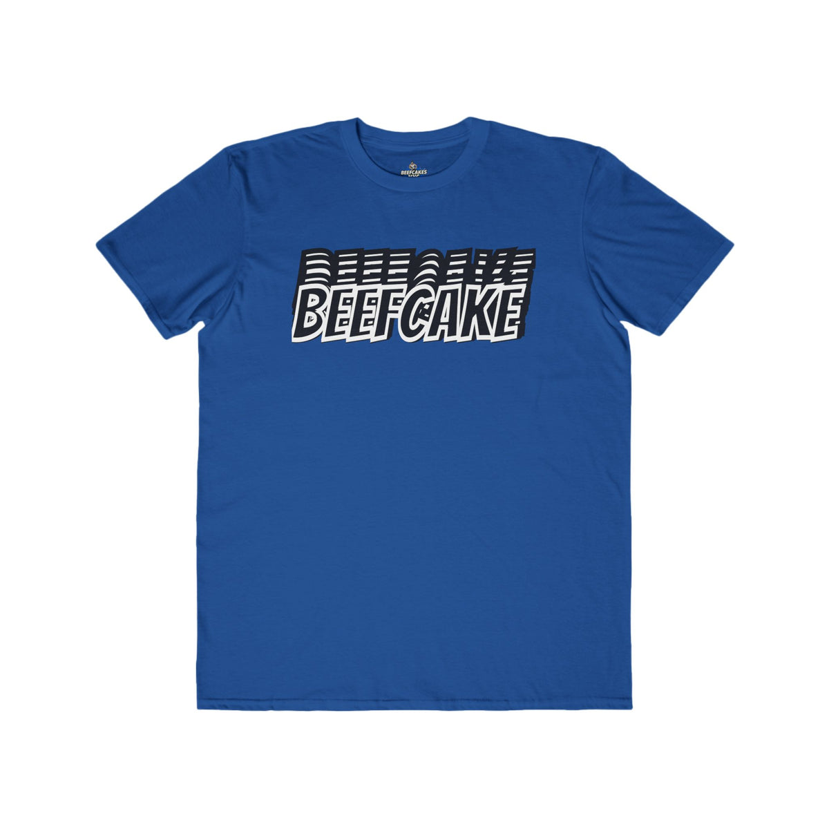 BEEFCAKE CLASSIC FLOATING TEXT TEE SHIRT- EVERYDAY, FOR EVERYONE- THE BOLD EDITION