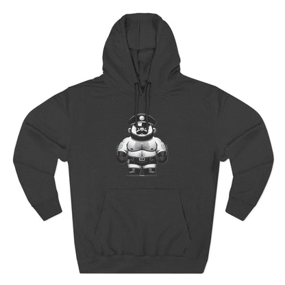 🐼 LEATHER BEAR ON PATROL, MEN'S HOODIE