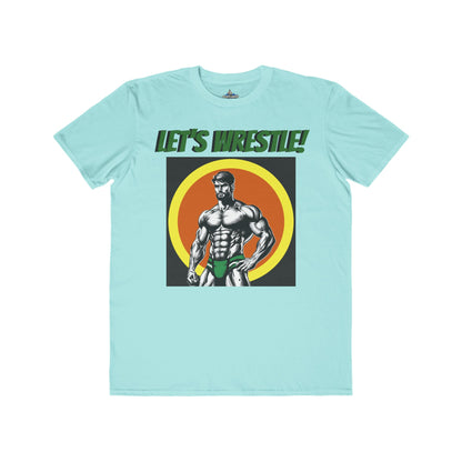 Let's Wrestle Vintage Tee –Muscles, Mayhem & a Splash of Masc