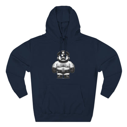 🐼 LEATHER BEAR ON PATROL, MEN'S HOODIE