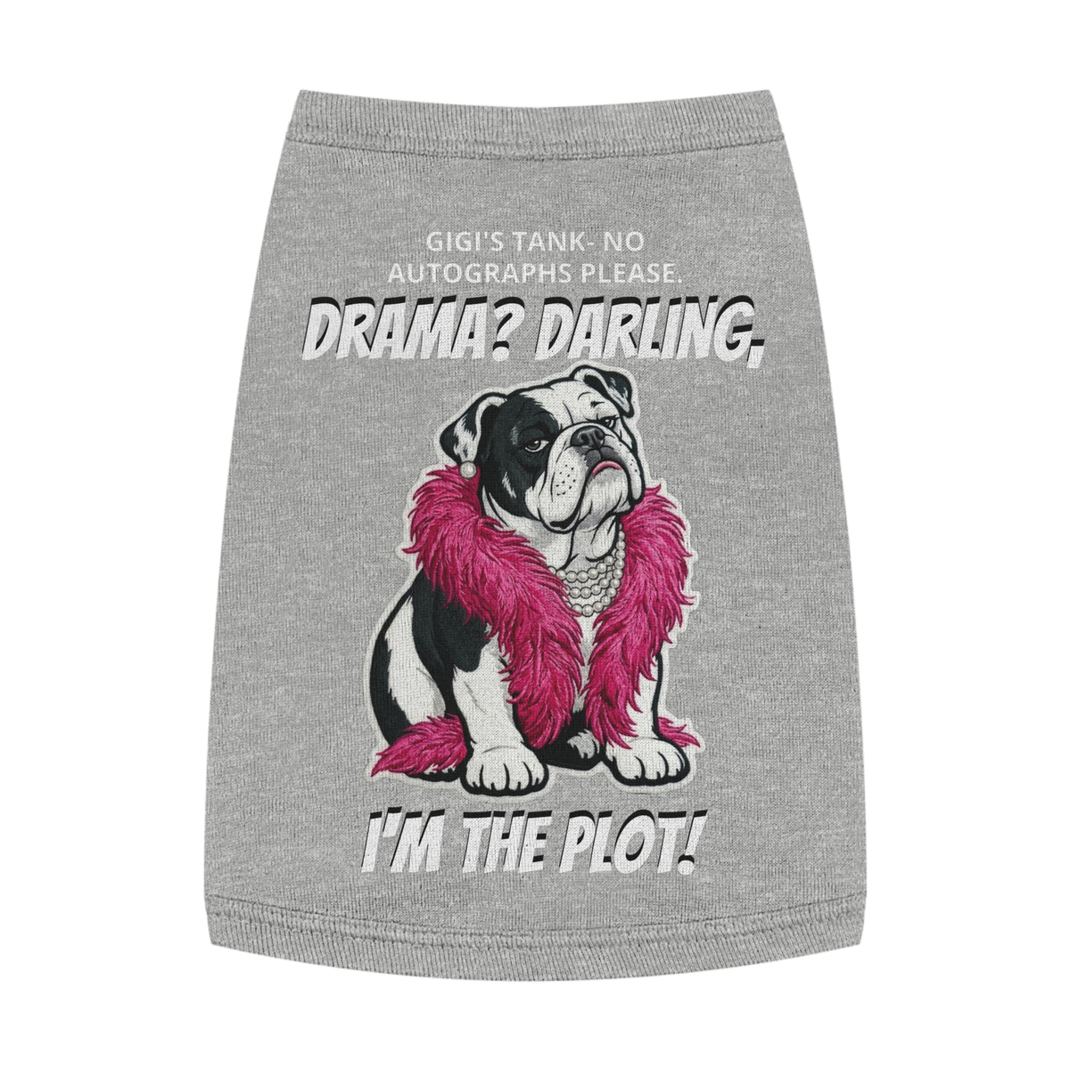 "DRAMA DARLING"-  (PERSONALIZE IT) TANK TOP (I'M THE PLOT EDITION)