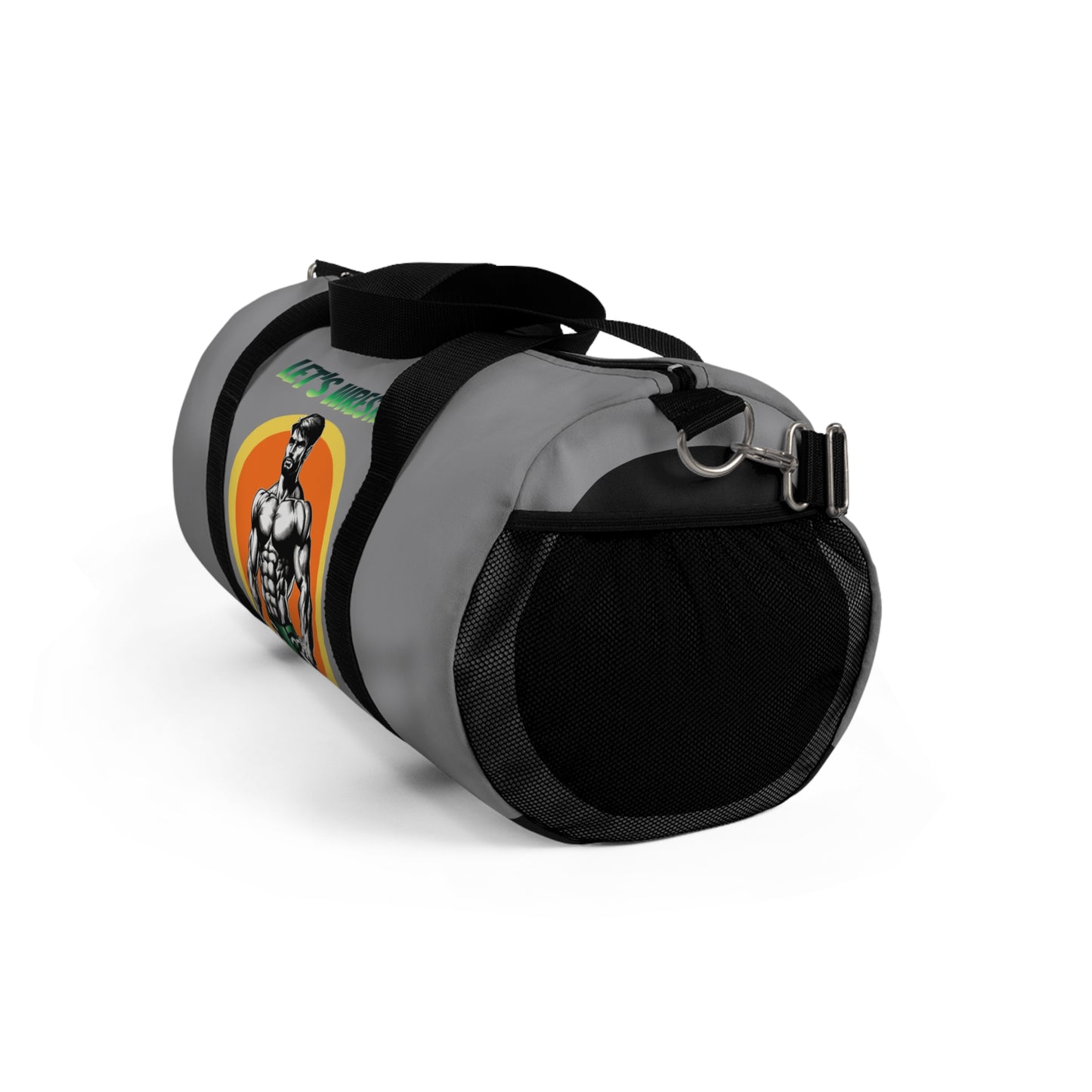LET’S WRESTLE!- RETRO BEEFCAKES DUFFEL BAG