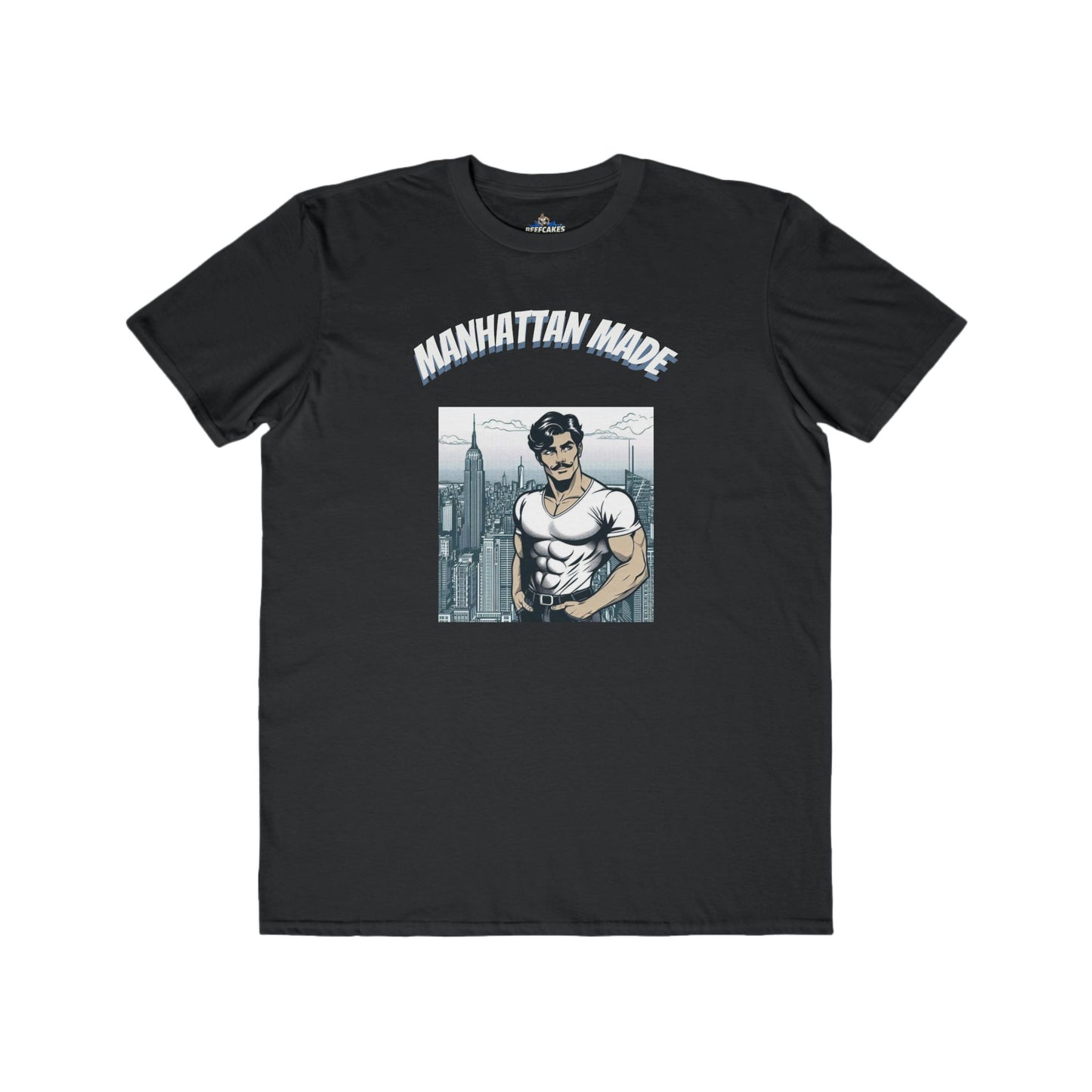 NYC BEEFCAKE, MANHATTAN MADE - MUSCLE POWERED, NYC APPROVED