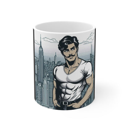 BEEFCAKE NYC HUNK, Mug 11oz