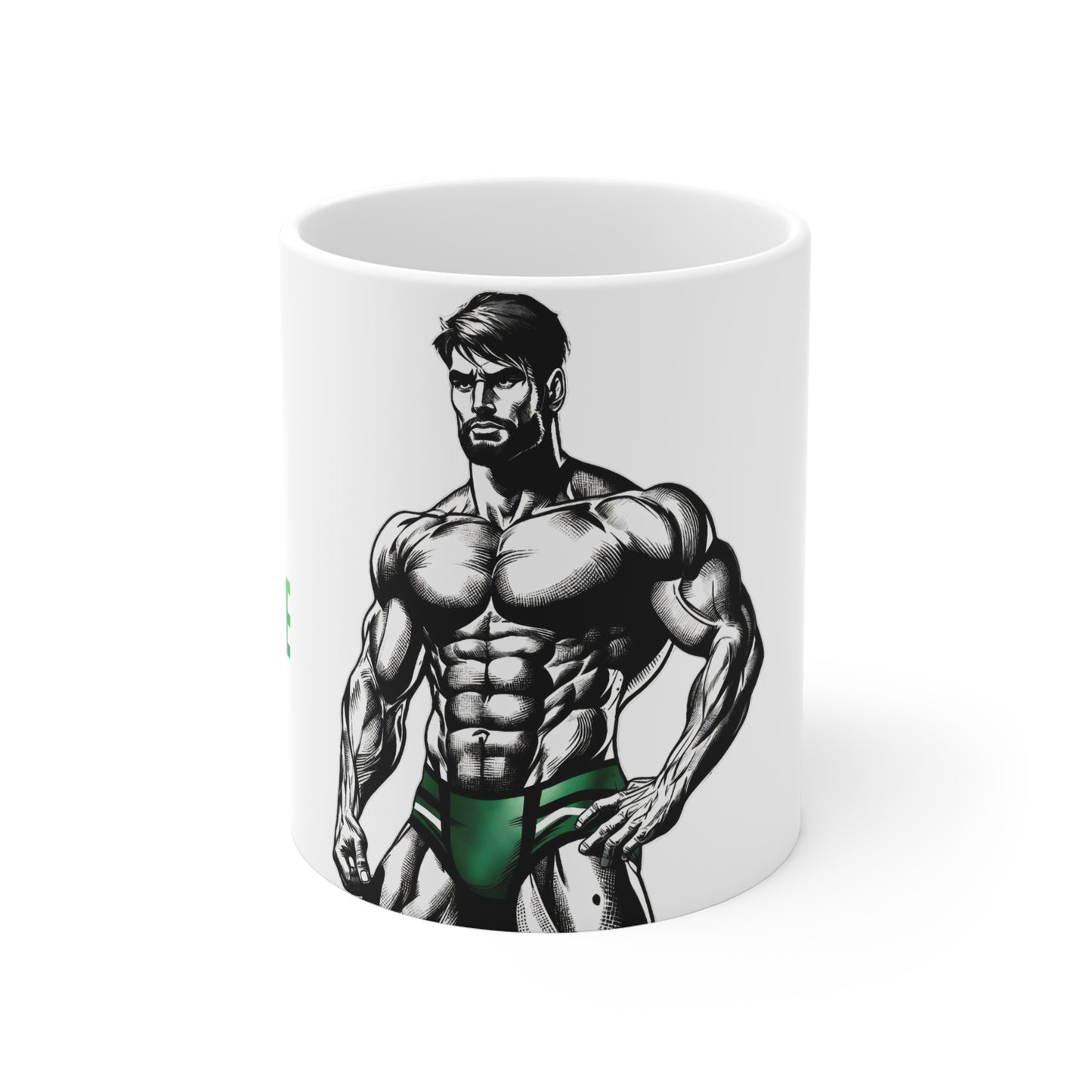 LET’S WRESTLE — MORNING MUSCLE MUG (11oz)