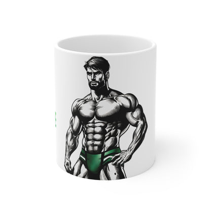 LET’S WRESTLE — MORNING MUSCLE MUG (11oz)