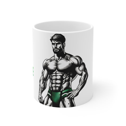 LET’S WRESTLE — MORNING MUSCLE MUG (11oz)