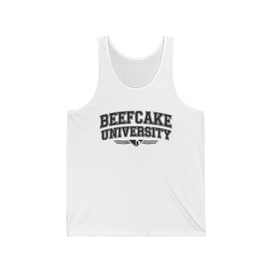 BEEFCAKE UNIVERSITY JERSEY TANK