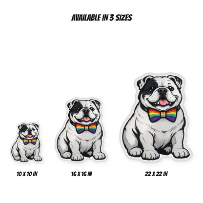 Gigi pillow size guide: 10 x 10, 16 x 16 and 22 x 22 inches