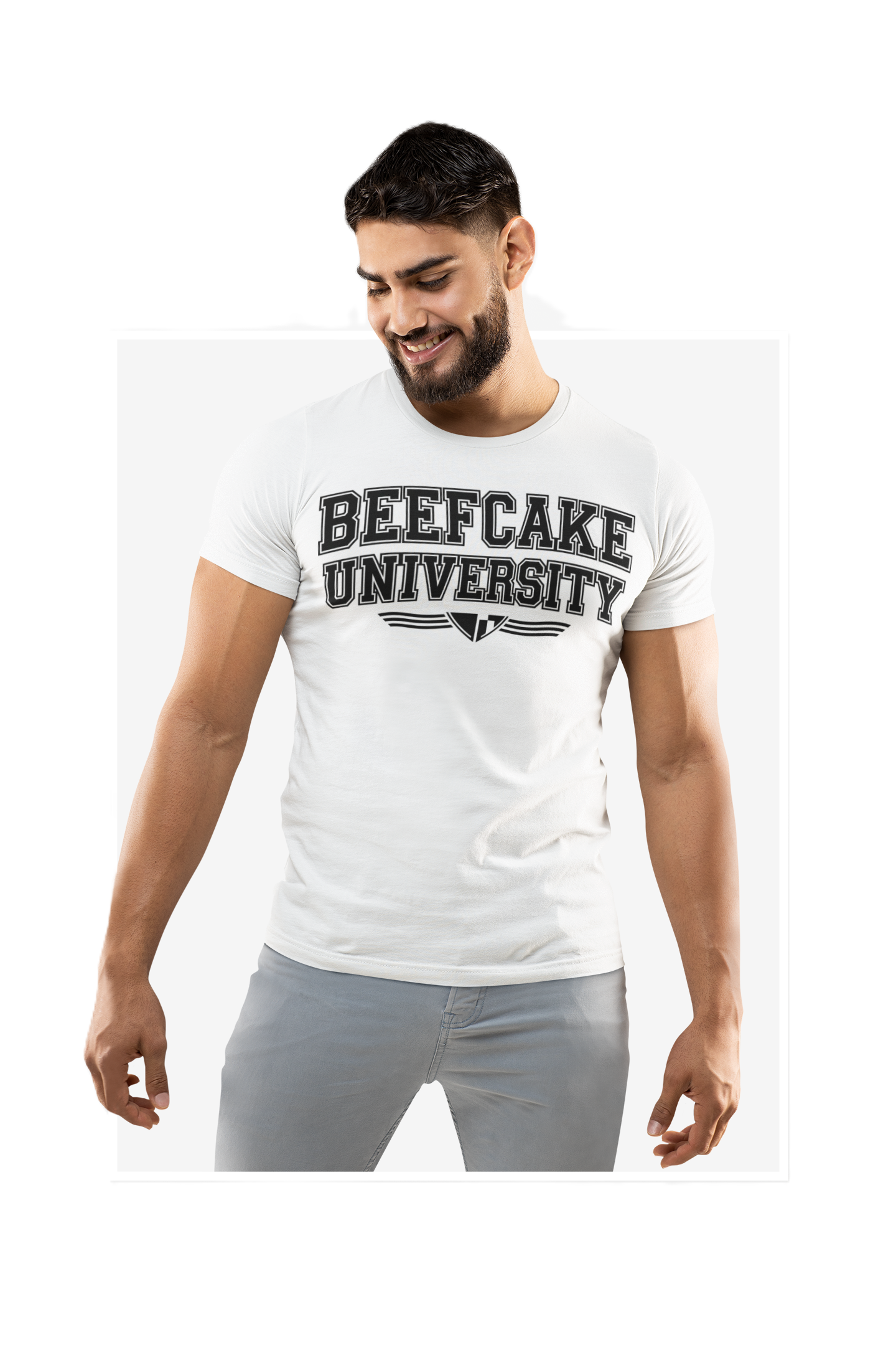 Beefcake University, Short Sleeve Tee