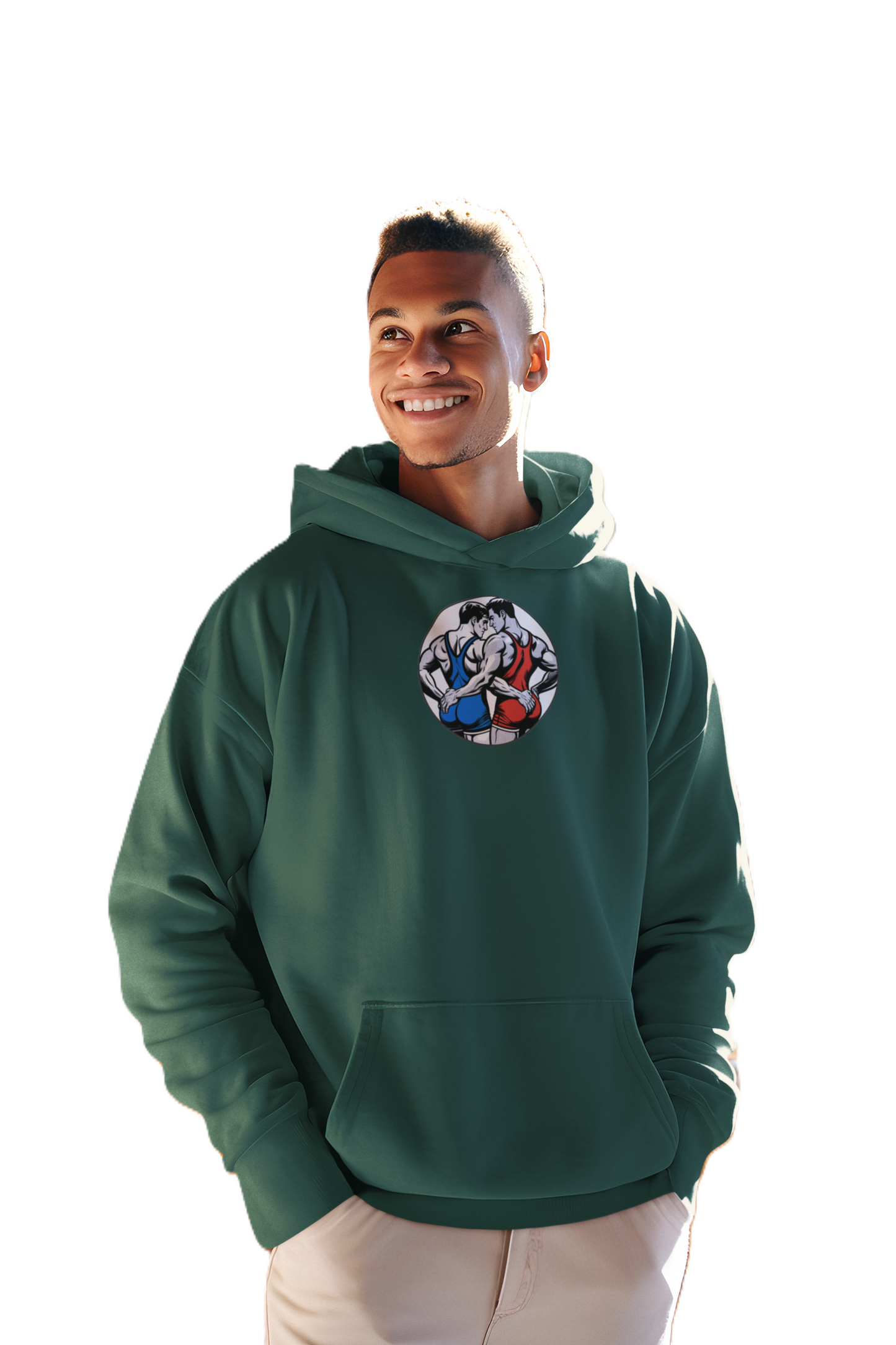 BEEFCAKE WRESTLE BUDS HEAVY BLEND™ HOODED SWEATSHIRT