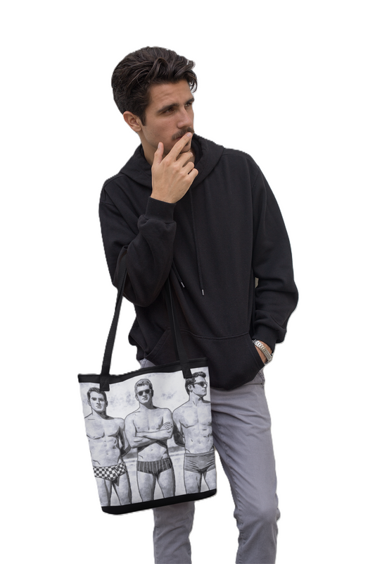 BEEFCAKE BOYS OF SUMMER, TOTE BAG