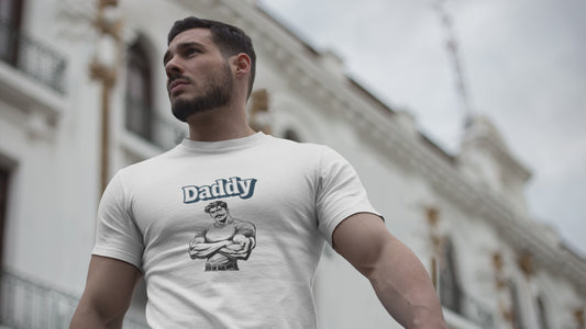 Daddy Beefcake Tee- Flex Appeal Meets Daddy Drama