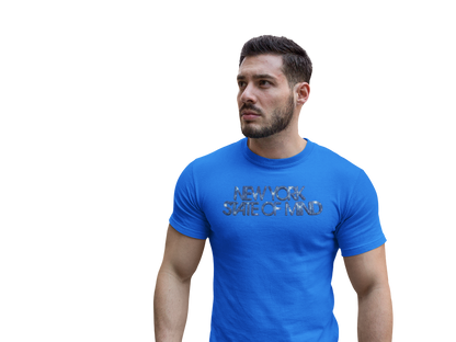 NEW YORK STATE OF MIND - GLITTER HTV EDITION (COMES IN GREEN, BLUE OR BLACK GLITTER)